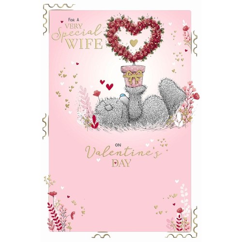 For a very special wife valentines card